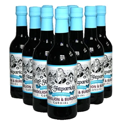 Image of Mr Fitzpatrick No Added Sugar Dandelion &amp; Burdock Cordial 500ml (12 x 500ml)