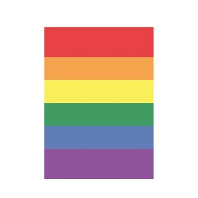Image of Dekora, LGBT Edible Wafer, Birthday Pride Cake Topper, Perfect Decoration (Disc 20CM)