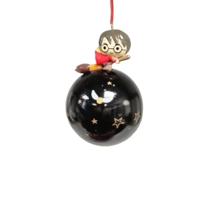 Image of Licensed Primark Harry Potter Figural Bauble Christmas Tree Hanging Decoration Xmas Ornaments (Harry Bauble)