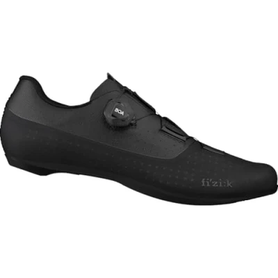 Image of Fizik R4 Tempo Overcurve Carbon Injected Nylon Road Cycling Shoes, Size EU 48, Black
