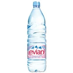 Image of 378304 Evian (1.5 Litre) Natural Mineral Water Bottle (1 x Pack of 12 Bottles)