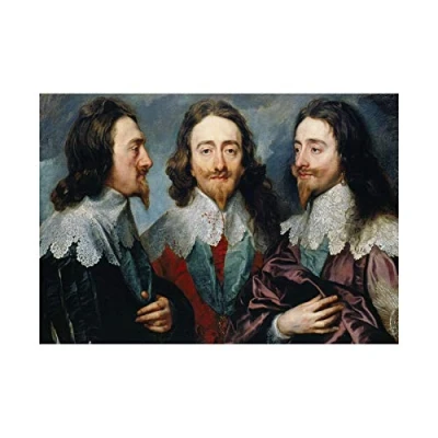 Image of Wee Blue Coo Painting Van Dyck Portrait King Charles I Of England Wall Art Print