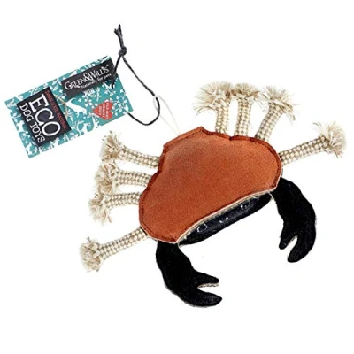 Image of Eco Dog Toy Green &amp; Wilds Carlos the Crab