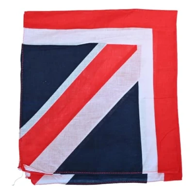 Image of Paisley Print Men&#039;s Cotton Funky Headband Scarf Headwear Bandana UK red Navy White