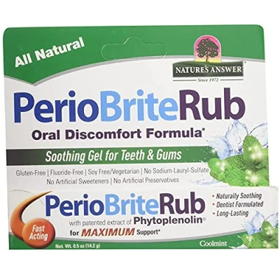 Image of Perio Rub Smoothing Gel 14g by Natures Answer