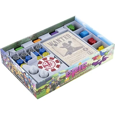 Image of Feldherr Organizer compatible with Tiny Epic: Western board game box