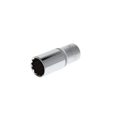 Image of GEDORE red Long socket, 1/2&quot; 12.5 mm drive, bi hex 24 AF, Tool, R61102414, Steel