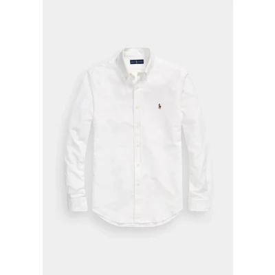 Image of Polo Ralph Lauren SLIM FIT Oxford Shirt Shirt, Men&#039;s, Size: XL, White