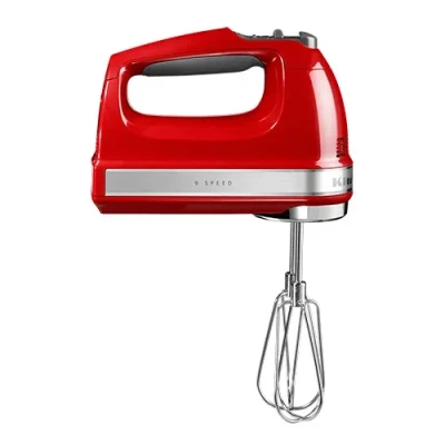 Image of KitchenAid 9 Speed Hand Mixer Empire Red