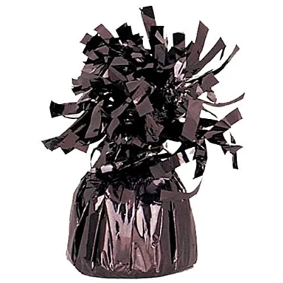 Image of Black Foil Balloon Weight (5cm x 13cm) 1 Count Stylish &amp; Durable Accessory for Party Decorations Events
