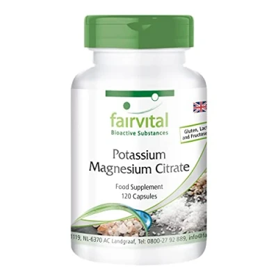 Image of Fairvital Potassium Magnesium Citrate Vegan 120 Capsules