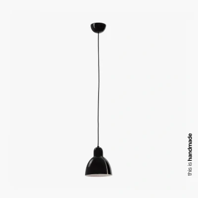 Image of Venice Black Dome Pendant Lamp