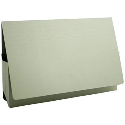 Image of Invo Probate Wallets Manilla 315gsm 75mm Foolscap Green Ref 400038720 [Pack 25]