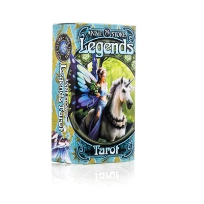Image of Fournier Anne Stokes Legends Tarot Cards 12cm Blue