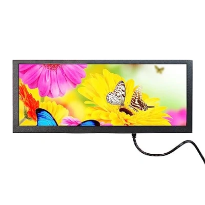 Image of VSDISPLAY Portable Stretched Bar Monitor,10.3 inch 1920x720 FHD 850nit IPS LCD Screen,HDMI Video port,Built in Dual Speakers,Metal Shell with Bracket