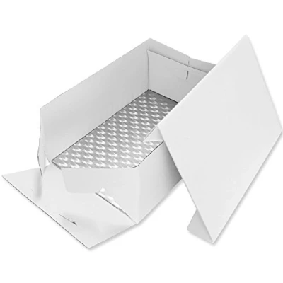 Image of PME BCO895 Oblong Cake Card &amp; Box 15 x 11/38 27 cm, Cardboard, White