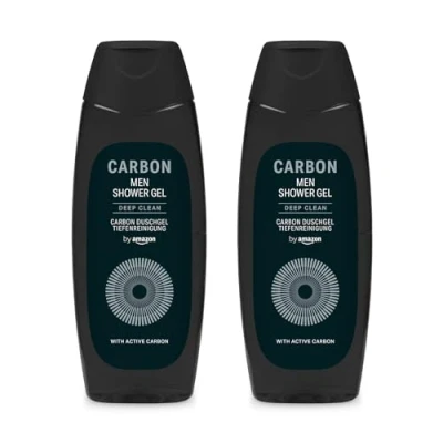 Image of by Amazon Men Carbon Shower Gel, 2 x 500ml