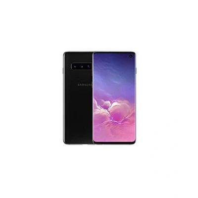 Image of Samsung Galaxy S10 Mobile Phone; Sim Free Smartphone Prism Black, (UK Version)