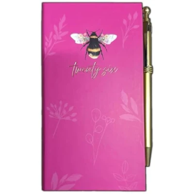 Image of 2025 Slim Week To View Diary WTV &amp; Pen: Botanical (Blue Tropical)