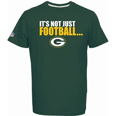 Image of Majestic Slogan Fan Shirt NFL green Bay Packers S