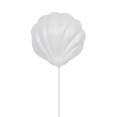 Image of Nordlux Konchi wall light with a cable and plug, white