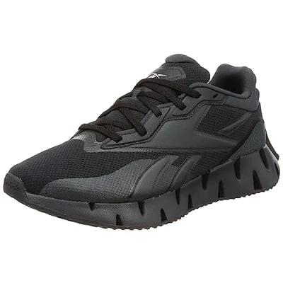 Image of Reebok Unisex Zig Dynamica 4 Sneaker, Core Black/Pure Grey 8/Pure 1, 4.5 UK