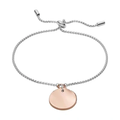 Image of Skagen Bracelet for Women Katrine, Length: 216mm, Width: 15.5mm 2 Tone Stainless Steel Bracelet, SKJ1591998