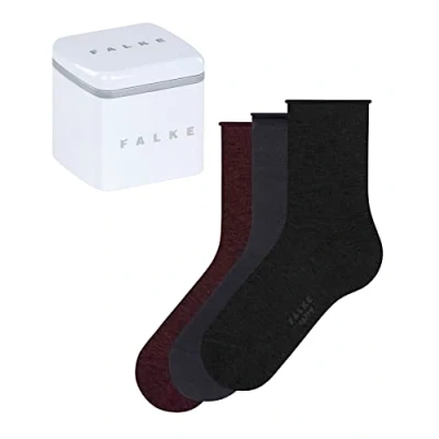Image of Falke Happy box 3Pack everyday casual Socks casual, Women&#039;s, Size: 5.5 7.5, 3 pack