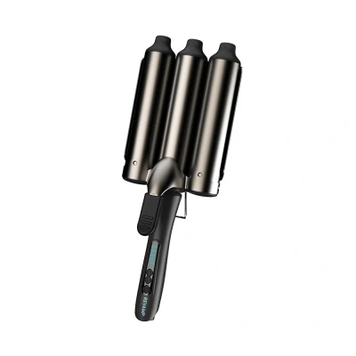 Image of Revamp Progloss Boho Beach Hair Waver Jumbo 38mm 3 Barrel for Smooth, Large Curly Variable Heat Options &amp; Auto Shut Off