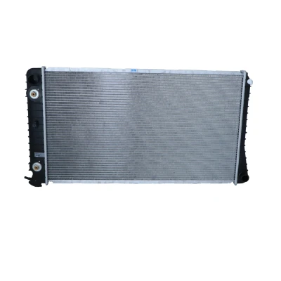 Image of 52462632 Engine radiator NRF 50206 Aluminium 775mm 438mm 22mm with mounting parts Brazed cooling fins