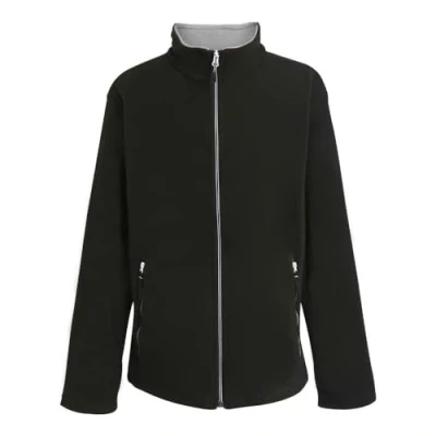 Image of Regatta Mens Professional Ascender 250 Full Zip Fleece, Black/Grey, S EU