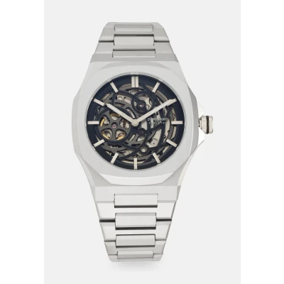 Image of D1 Milano Skeleton Bracelet Watch silvercoloured, Men&#039;s, Size: One Size, Silver coloured