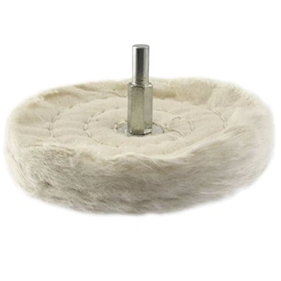 Image of 100mm 4&quot; Soft Polishing Buffing Mop Cleaning Wheel Bench Grinder TE315