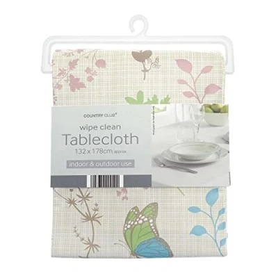 Image of Awesomely useful and essential wipe Clean tablecloths 132cm x 178cm 15+ Designs to choose from Indoor &amp; Outdoor Use Easy (Country Garden)