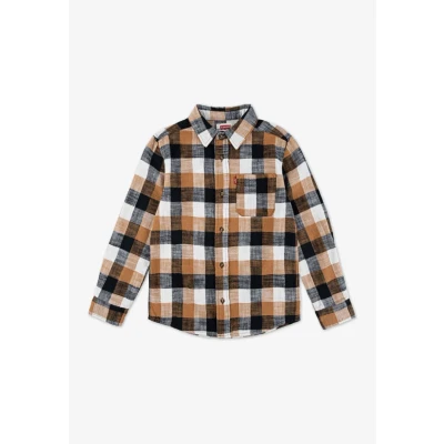 Image of Levis LS FLANNEL Shirt boys&#039;s Children&#039;s Long sleeved in Multicolour