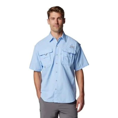 Image of Columbia Men&#039;s Bahama II Short Sleeve Shirt, 2024 Sail, XL