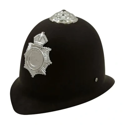 Image of Lizzy Children&#039;s Police Helmet Kids Policeman school Pretend Theme Party Fancy dress outfit Accessory Cosplay, World Book Day Halloween, Christmas