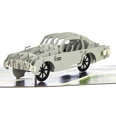 Image of Cardology Classic Car Pop Up Card Birthday For Lovers, Father&#039;s Day Cards, Cards Him
