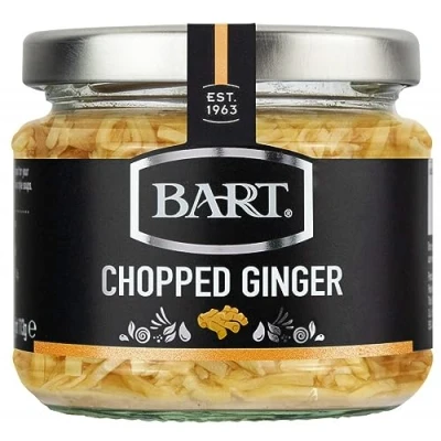 Image of Bart Chopped Ginger in White Wine Vinegar, 180g