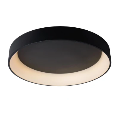 Image of Talowe LED Modern Flush Ceiling Light Ø 80cm Dim. 1x80W 3000K Black