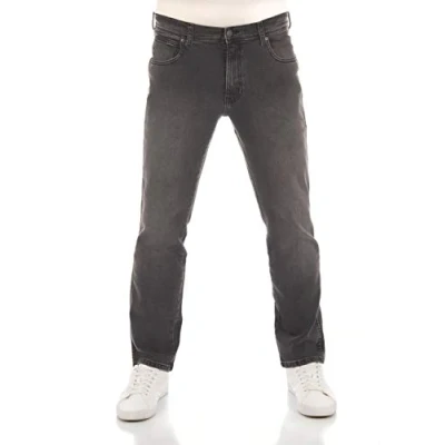 Image of Wrangler Men&#039;s Jeans Regular Fit Texas Stretch Trousers Authentic Straight Denim Cotton Black Blue Grey W28 W29 W30 W31 W32 W33 W34 W36 W38 W40 W42 W44, Super (Wss1ht24g), 33 W/30 L