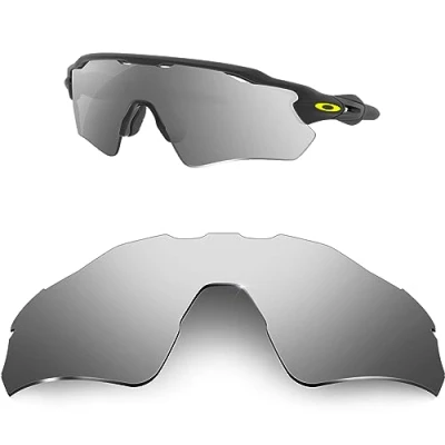 Image of HiCycle2 Polarized Replacement Lenses fit for Oakley Radar EV Path Sunglasses (Silver)