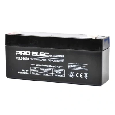 Image of Clulite 6v 2.8amp/hr SLA Battery,Black