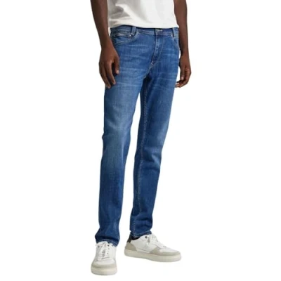 Image of Pepe Jeans Tapered Fit, Men&#039;s, Size: 38x32, 000denim