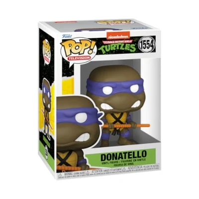 Image of Funko POP! TV: Teenage Mutant Ninja Turtles (TMNT) Donatello TMNT Retro/Classic Collectable Vinyl Figure Gift Idea Official Merchandise Toys for Kids &amp; Adults TV Fans