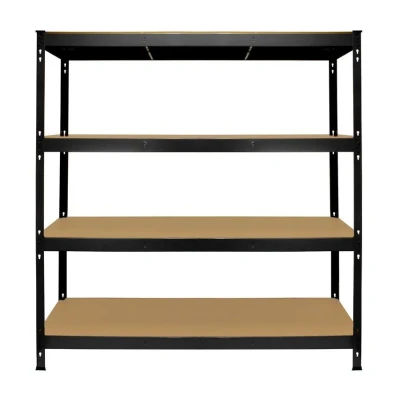 Image of MonsterShop Monster Racking Q Rax Heavy Duty Storage Shelving 160cm W 60cm D Black