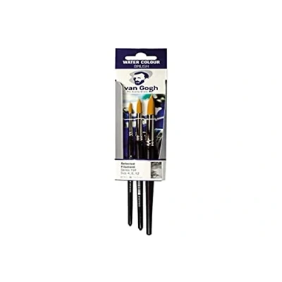 Image of Van Gogh Round No12 No8 No4 Watercolour Brush Set