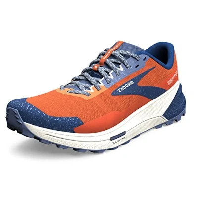 Image of BROOKS Men&#039;s Catamount 2 Sneaker, Firecracker/Navy/Blue, 11.5 UK