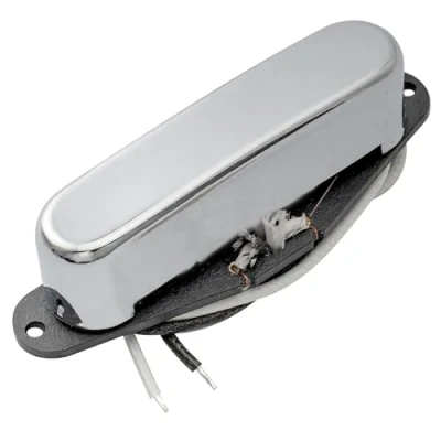 Image of Artec TFA40 Alnico 5 Standard Neck Pickup 5.1K for Tele Style Electric Guitar, Chrome