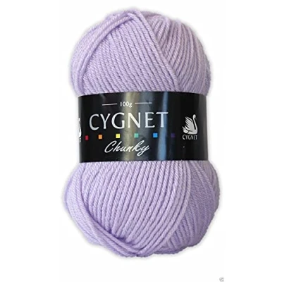 Image of Cygnet Chunky Knitting Yarn 100g 100% Acrylic 893 Soft Lilac